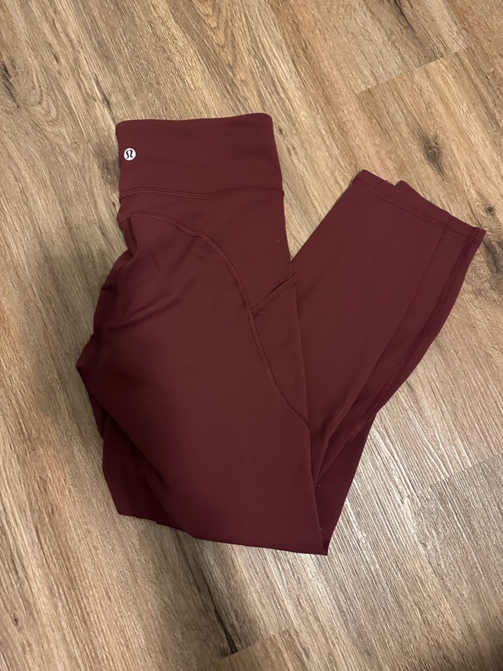lululemon athletica Maroon High-Rise Leggings